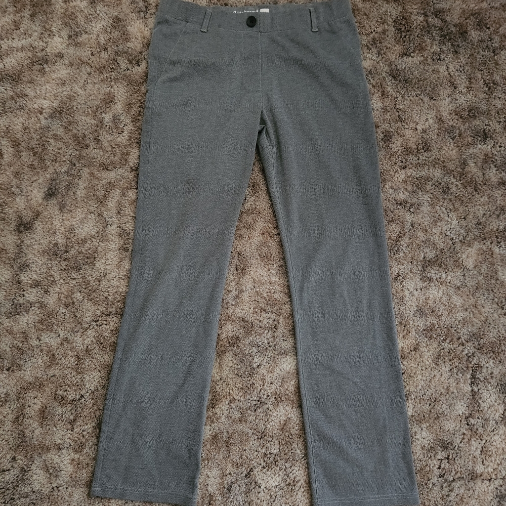 Betabrand gray yoga dress pants size m